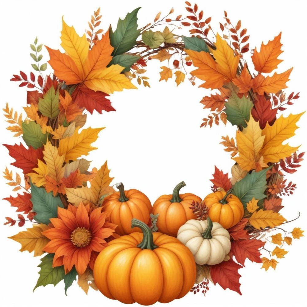 30 Custom Autumnal Art Personalized Address Labels