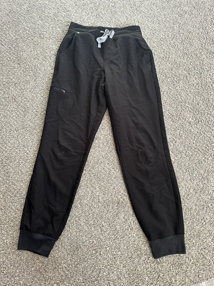 Figs Black Jogger Scrub Set Size S (A30)