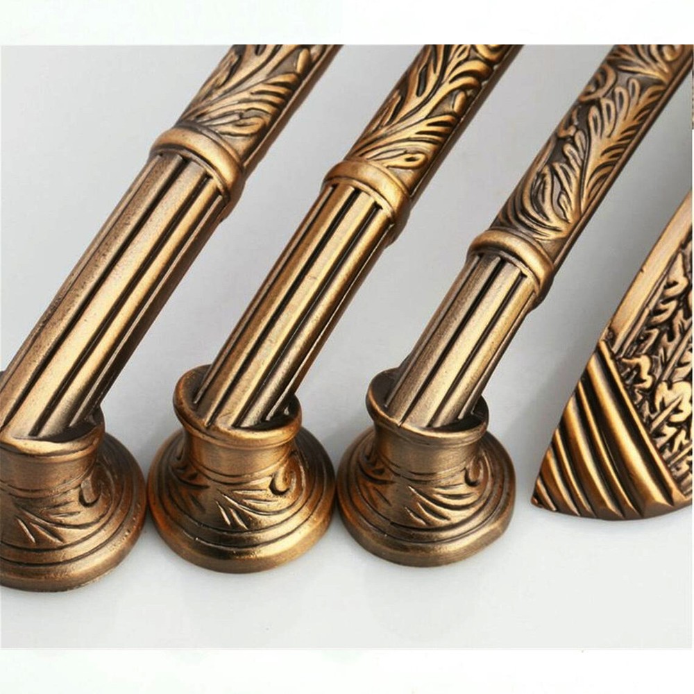 Vintage Brass Kitchen Cabinet Pull Dresser Pull Drawer Pulls Handles Knobs