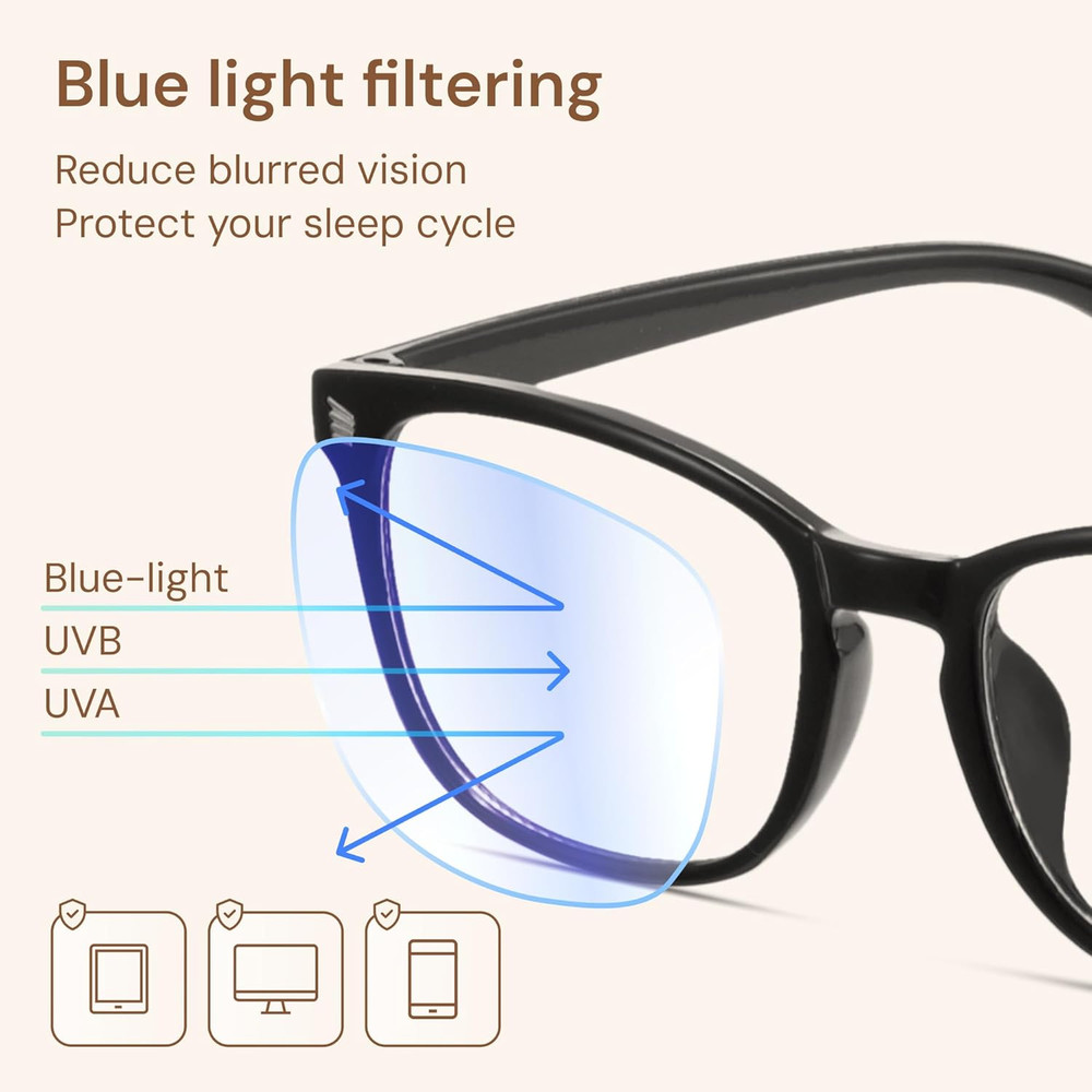 Stylish Blue Light Glasses for Woman - Computer Glasses for Blue Light Blocking