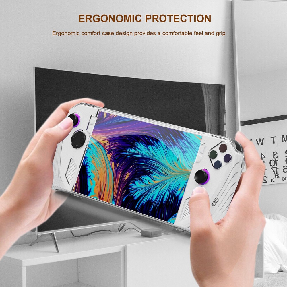 Crystal Clear Case Protective Case Game Console Accessories for ROG Ally