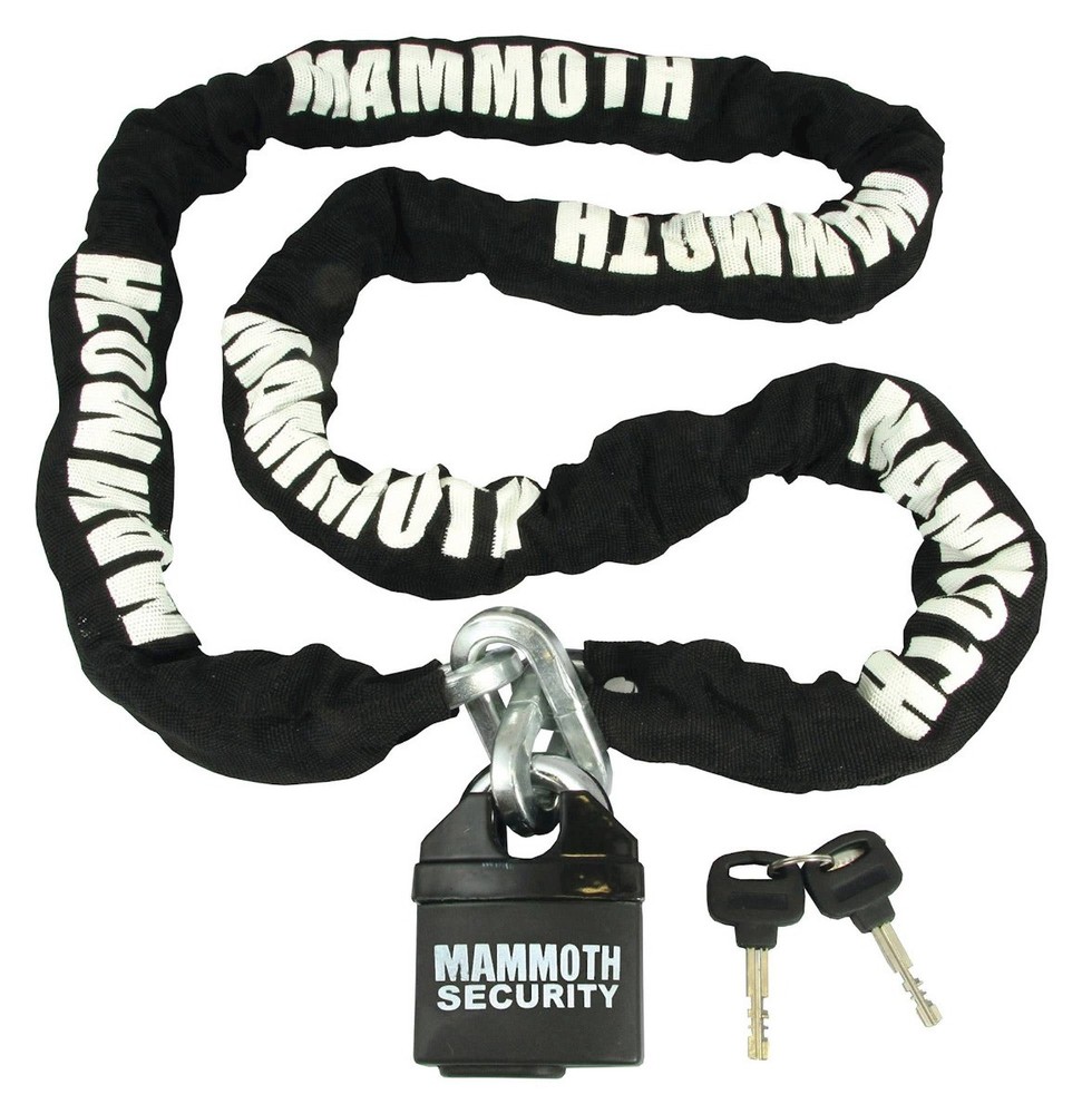 Mammoth Security Square Chain And Lock - 1.8m