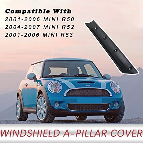 Windshield A Pillar Trim Molding,Front Left Driver Left Side (Single)