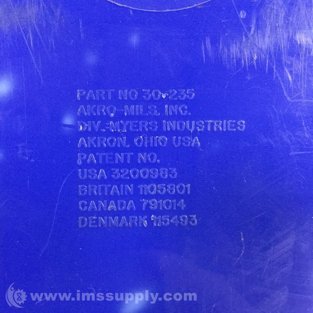 Akro Mils 30-235 Blue Hang and Stack Bin USIP