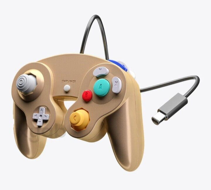 Wired Controller - For Nintendo GameCube Various Colors High Quality