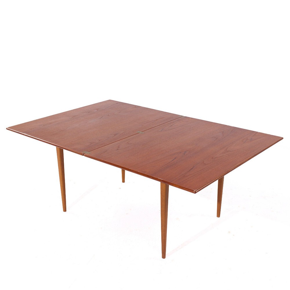 Dux Mid Century Danish Teak Flip Top Dining Table