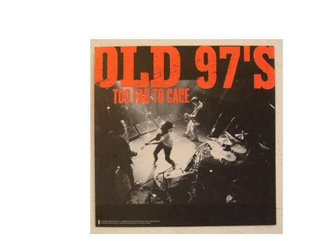 Old 97's Poster Flat Old 97s 2 sided