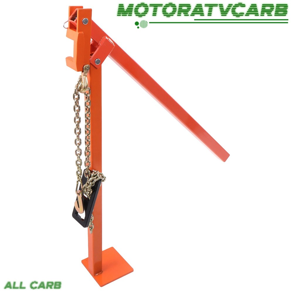 ALL-CARB 36in T Post Puller Fence Post Pullers with Puller Plate 47in Chain