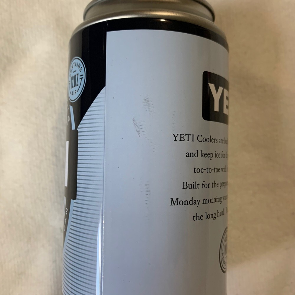 Yeti Limited Edition Pop Top Can Blue 12 Oz Storage