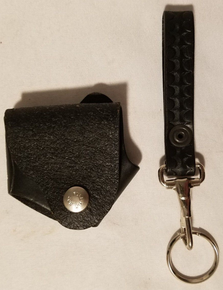 Handcuff Case. Key Loop. BOSTON LEATHER. Fast Shipping!