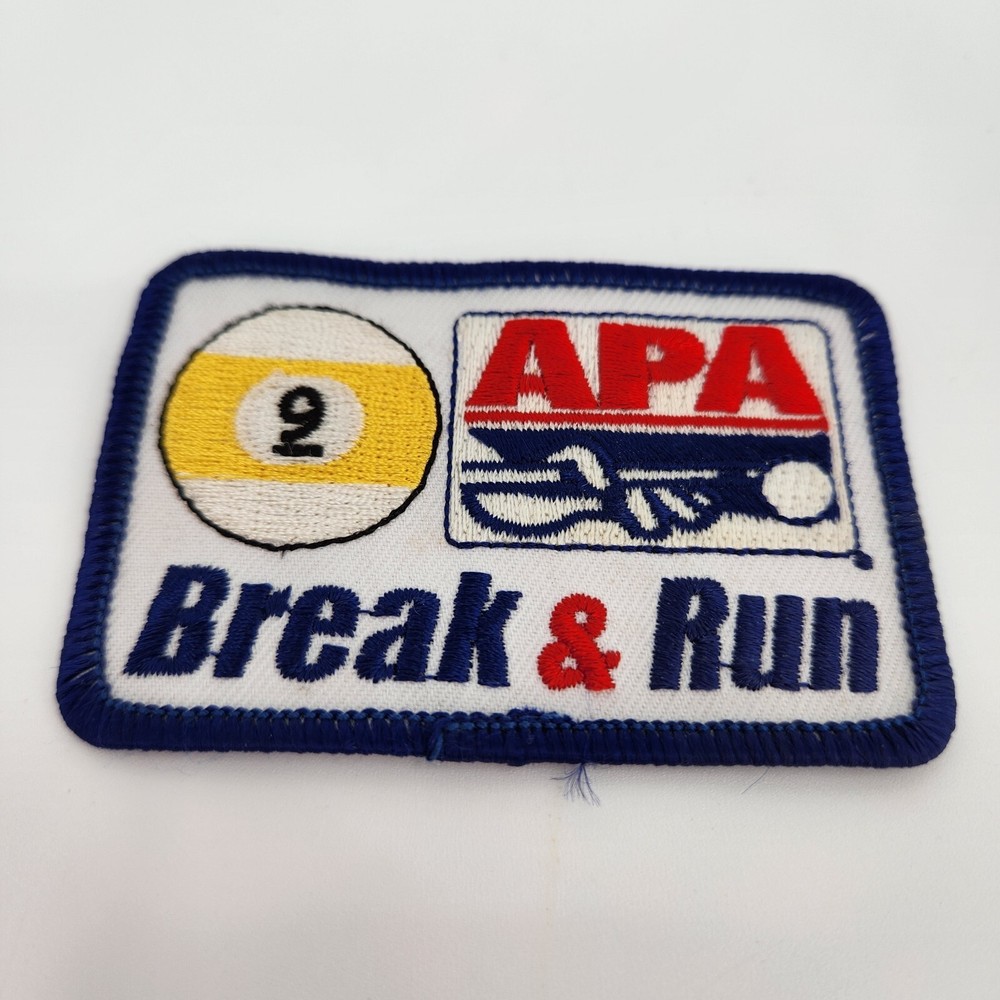 APA Pool League Patch - 2 Ball Break & Run