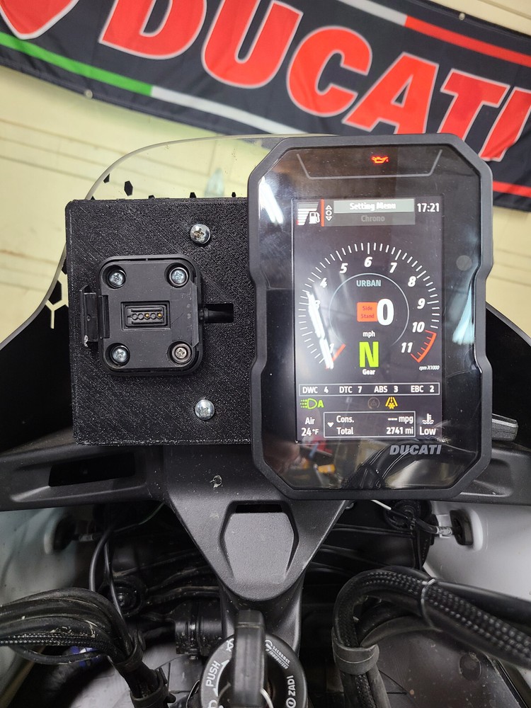 Ducati Desert X AMPS GPS Mounting Bracket System