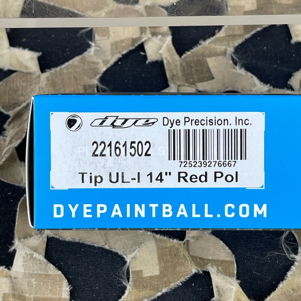NEW Dye UL-I Barrel Front - Polished Red