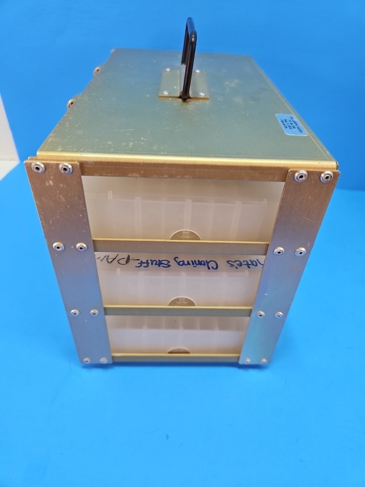 Laboratory Freezer Rack With Sample Boxes 9 Compartments