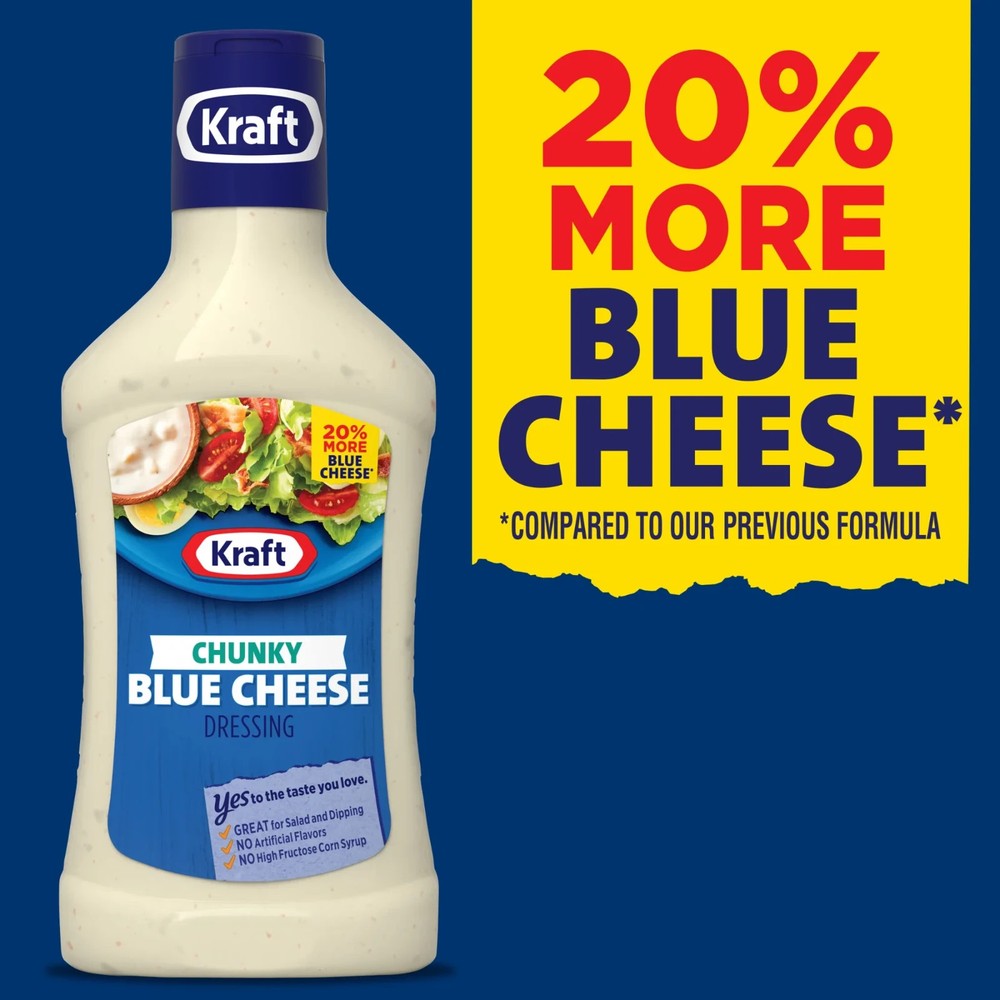 Kraft Chunky Blue Cheese Dressing 16 FL Oz