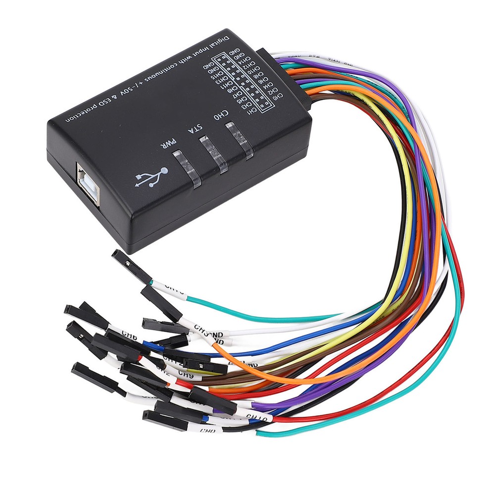 Logic Analyzer 100M Sampling Rate Compact USB Logic Analyzer Tool Supply Part