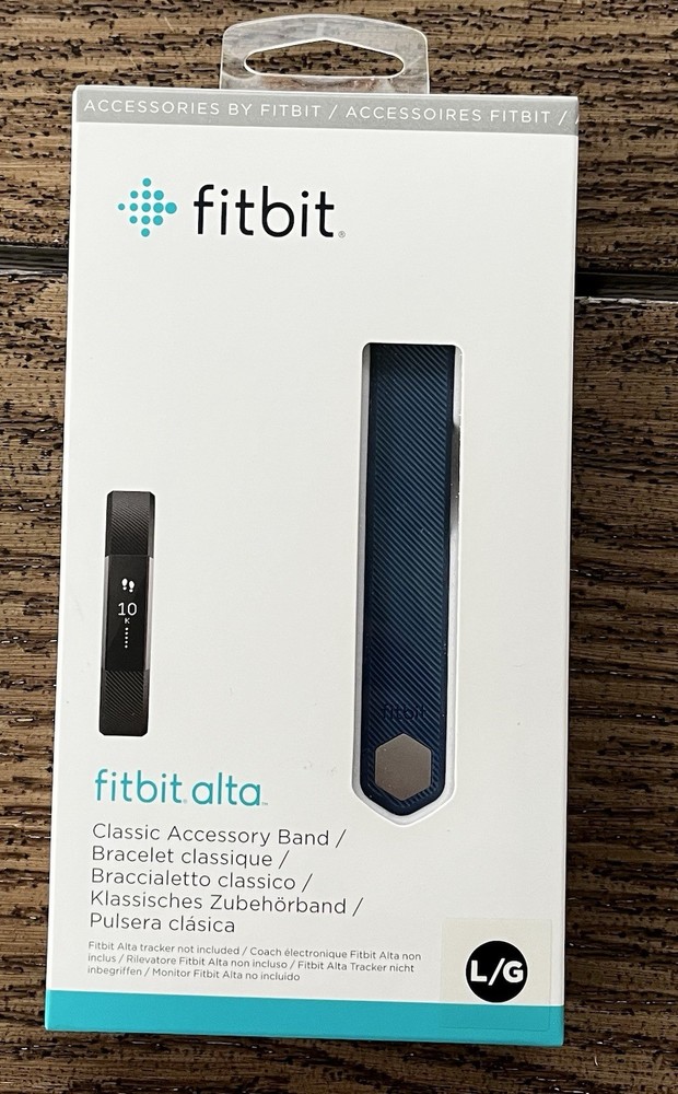 Fitbit Alta Classic Band Blue Large Replacement Accessory Wristband