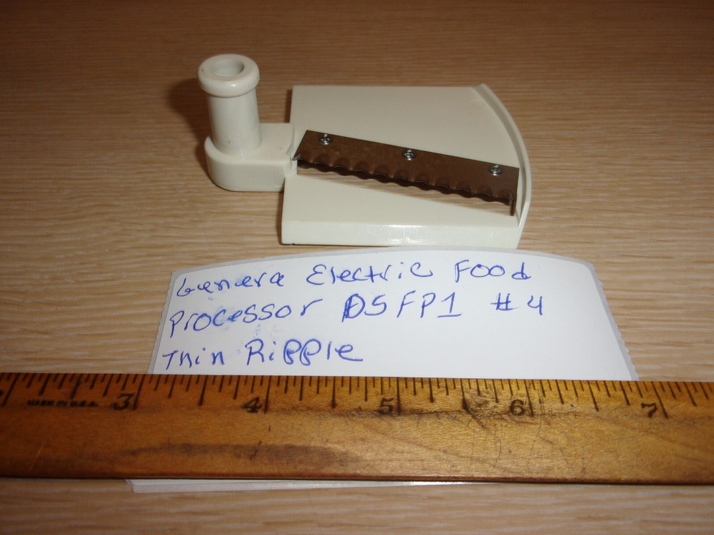 GENERAL ELECTRIC VERSA DISC FOOD PROCESSOR D5FP1 #4 THIN RIPPLE DISC