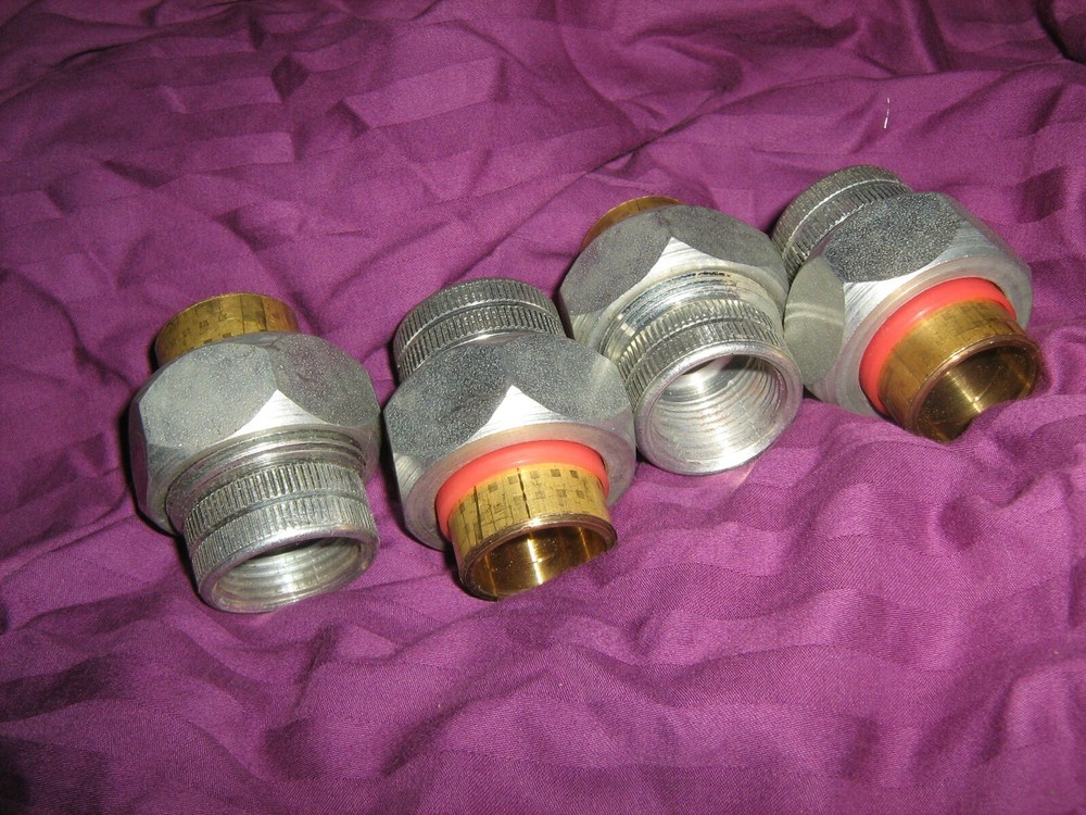 LOT OF (4) EPCO Di-Electric Union 3/4" Sweat X 3/4" Pipe New Condition Surplus