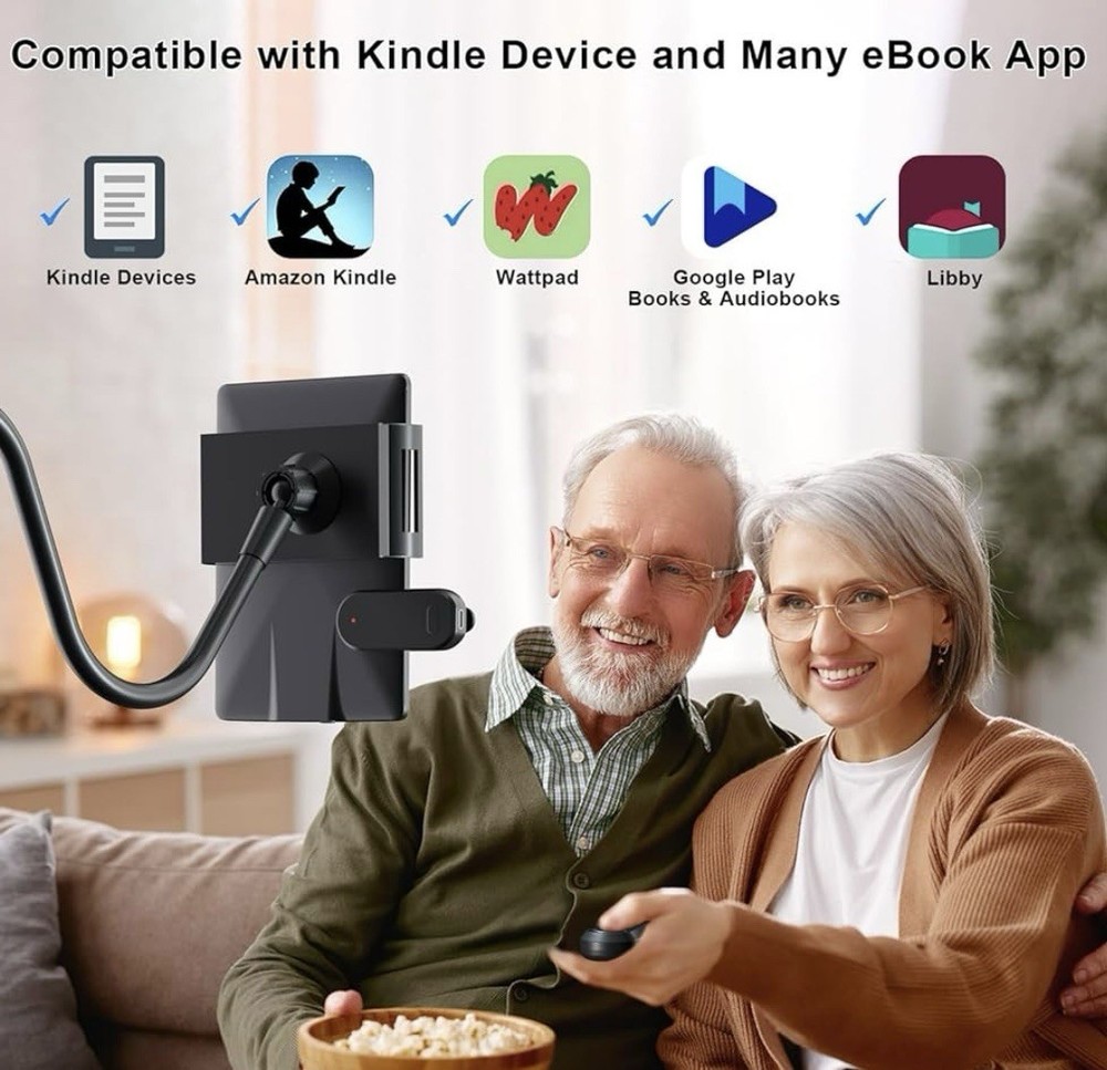 Remote Control Page Turner For Kindle Black