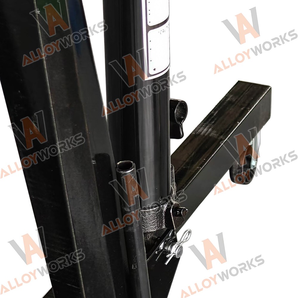 Adjustable 1Ton Foldable Hydraulic Engine Hoist Crane Lift 4 Adjustable Position