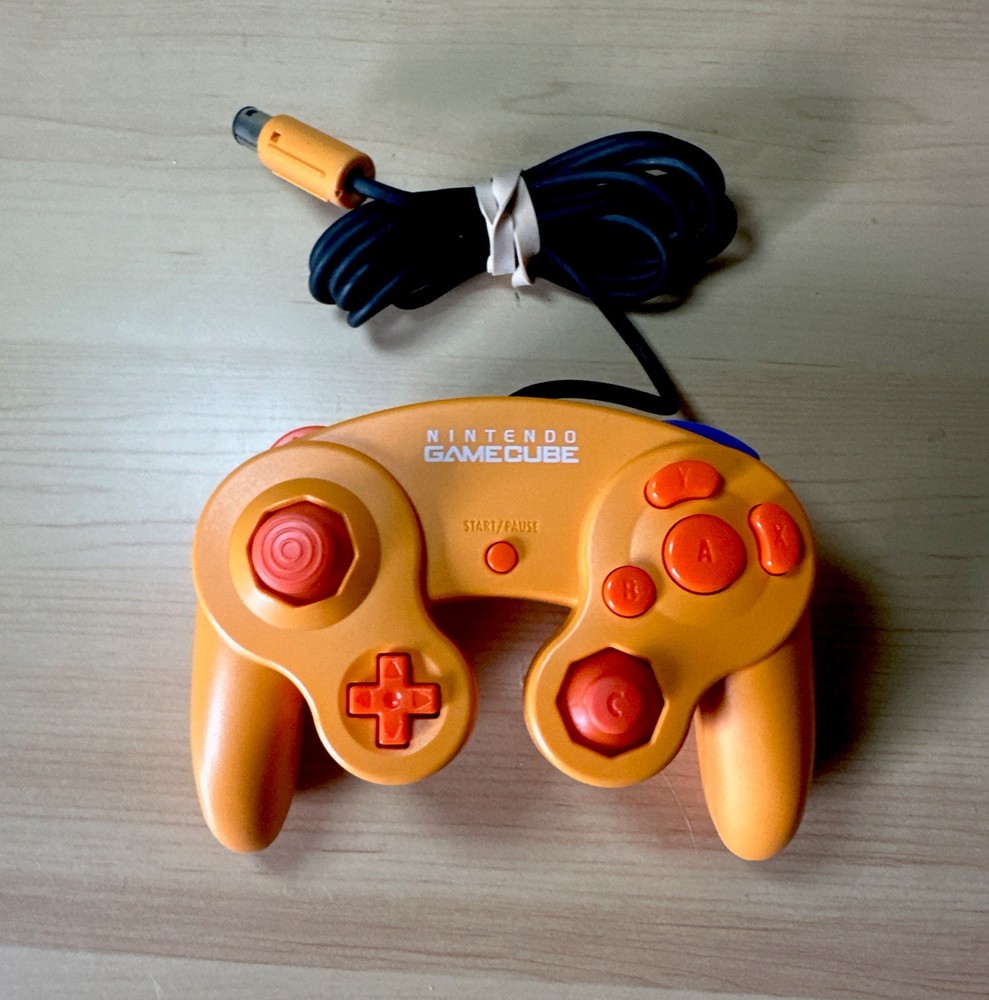 Nintendo GameCube Controller Official OEM DOL-003 Authentic Spice Orange Custom