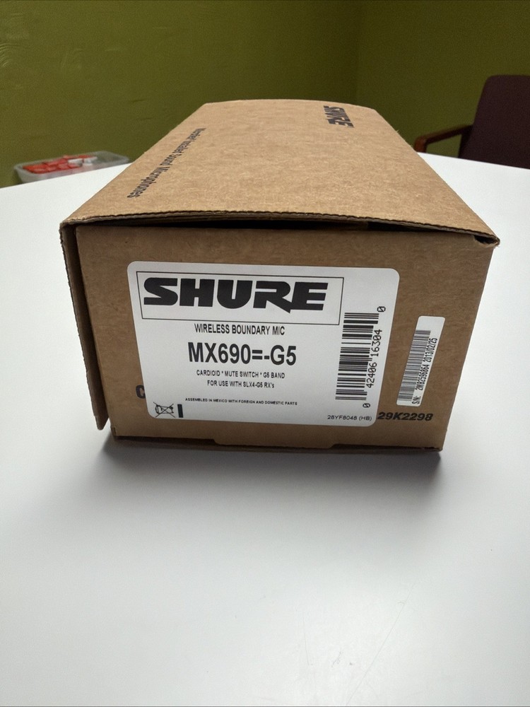 Shure MX 690 G5  Wireless Boundary Microphone Transmitter