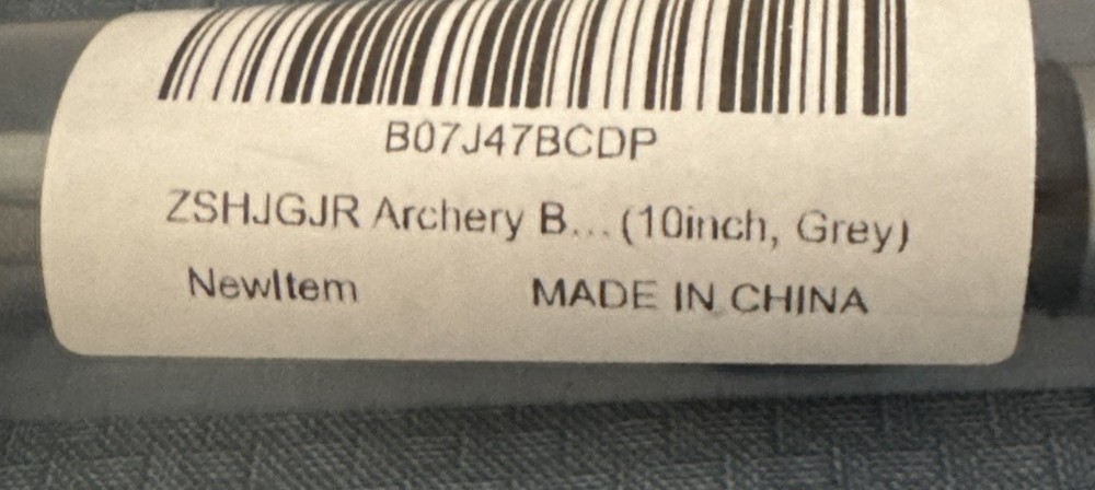 OuLiangJia Archery Stabilizer - 10” Grey Solid Damping New