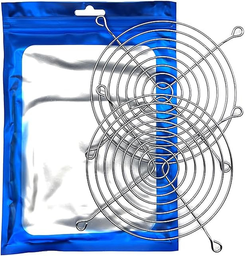 2 Pieces Pack Cooling Fan Grill 120Mm