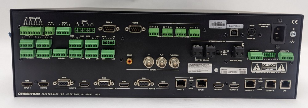 Crestron DMPS-300-C HDMI Rackmount Professional Media Presentation System TESTED