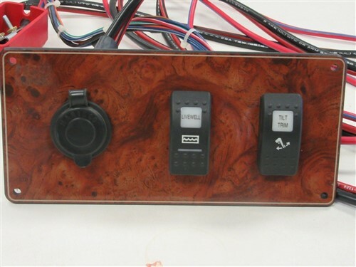 MARINCO TROLLING MOTOR PLUG & SWITCH PANEL WITH HARNESS MARINE BOAT