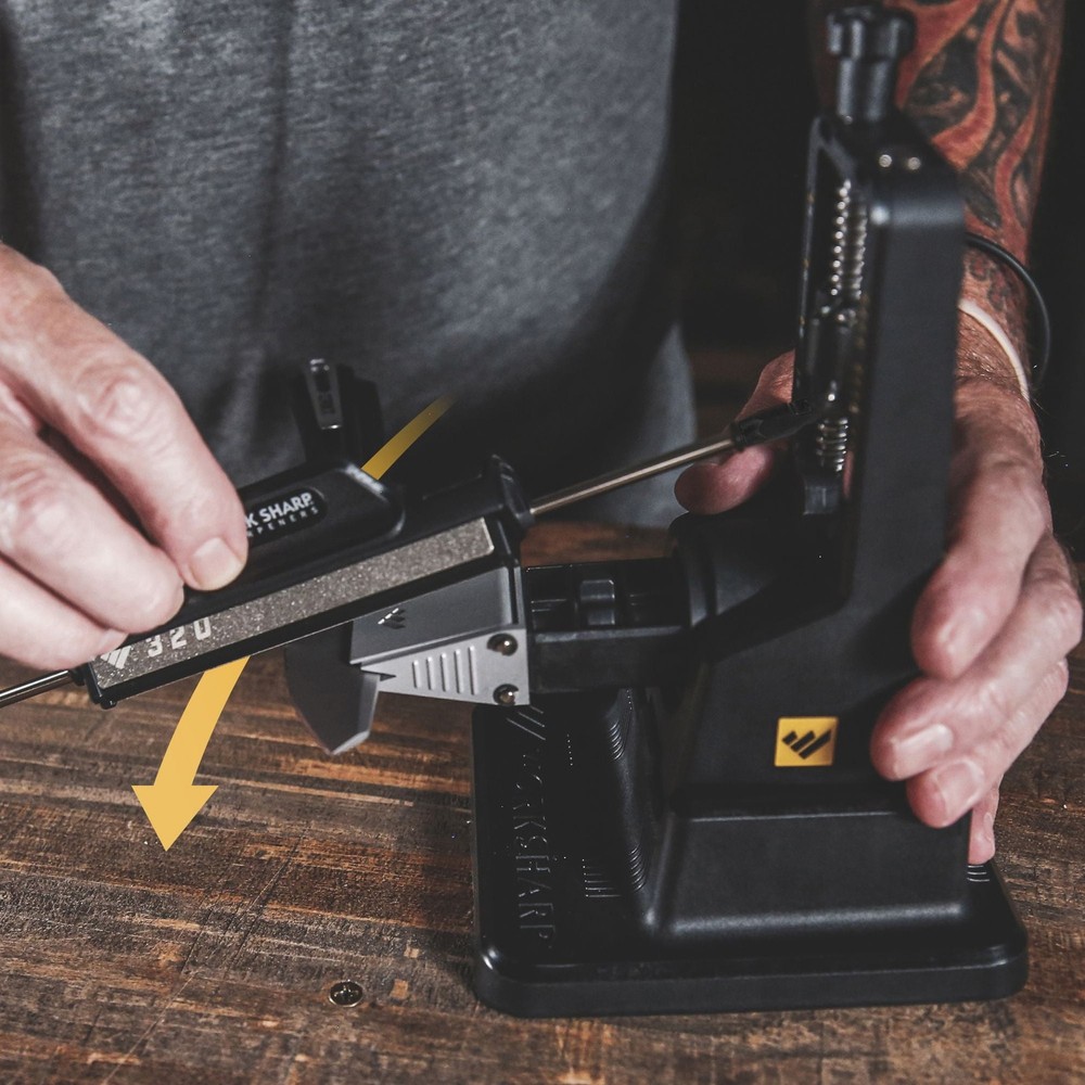 Precision Adjust Knife Sharpener Kit, Sharpens All Pocket and Kitchen Knives