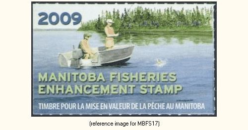 D2K Canada(Manitoba) Salmon Stamp 2009 (---)