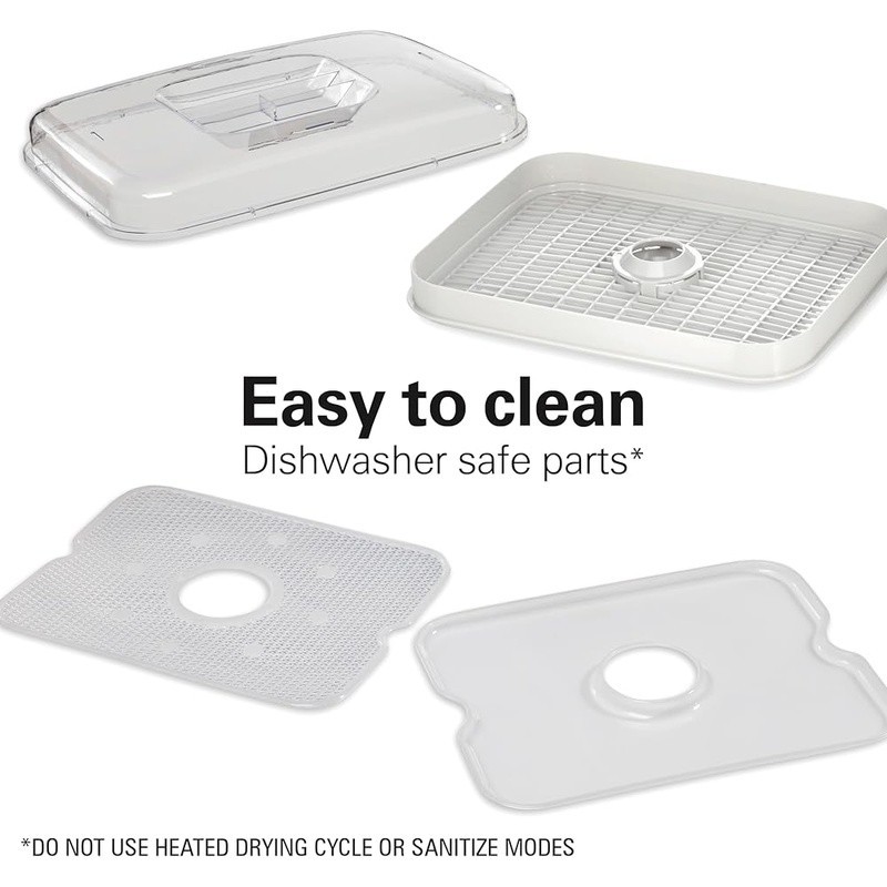 5 Stackable Trays Food Dehydrator Digital Timer Adjustable Temp Auto Shutoff New
