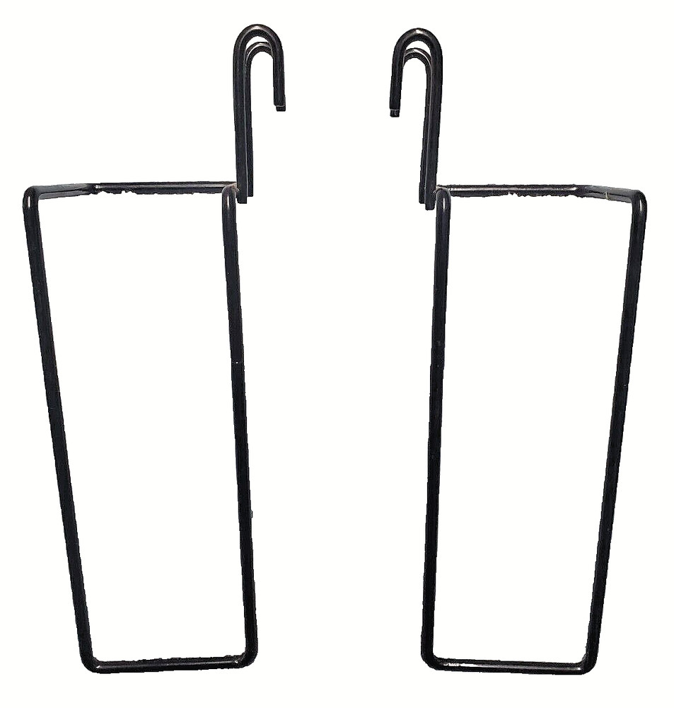 2 Piece Expandable Literature Holder For Grid Panel And Slat Grid Panel