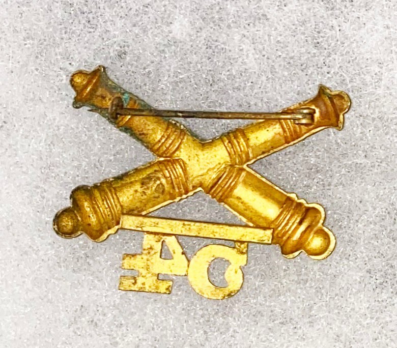 Pre-WWI 54th Coast Artillery Collar Device