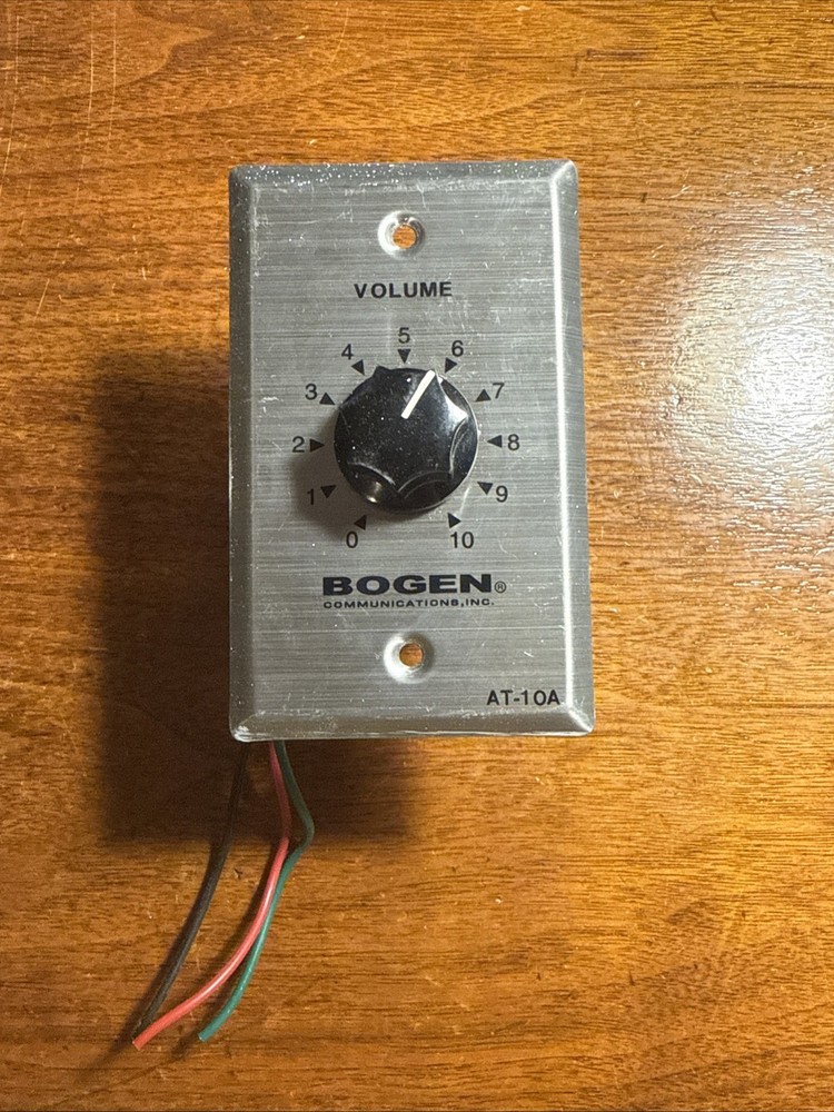 BOGEN COMMUNICATIONS AT-10A ATTENUATOR NO BOX ECS