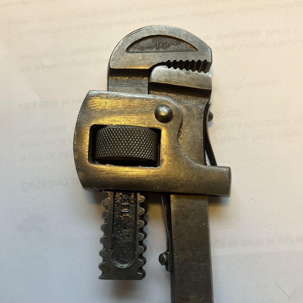 Parker Tool Co 10 Inch Pipe Wrench