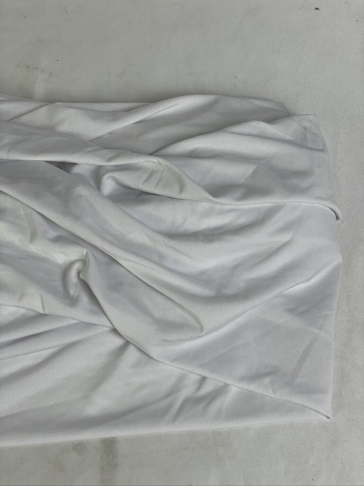 HAORUI Stretch Table Clothes 6 PC 6 FT White