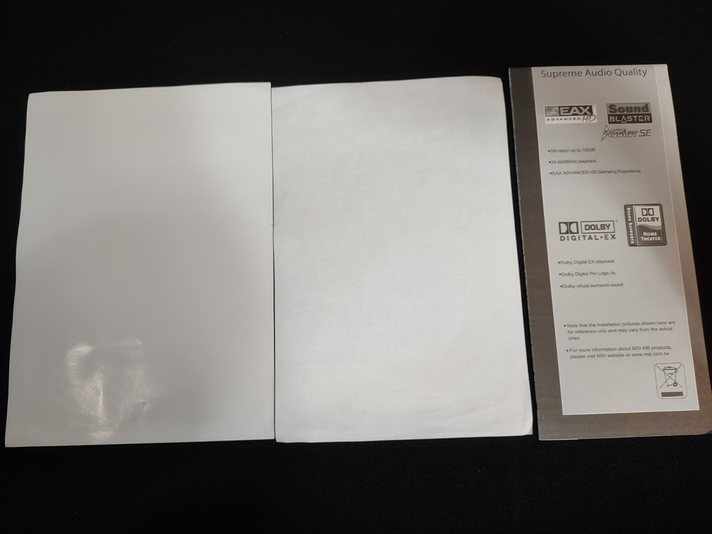 MSI Multimedia Beyond 3D Drivers & Utilities Kit Gaming Software CD Disc W/ Docs