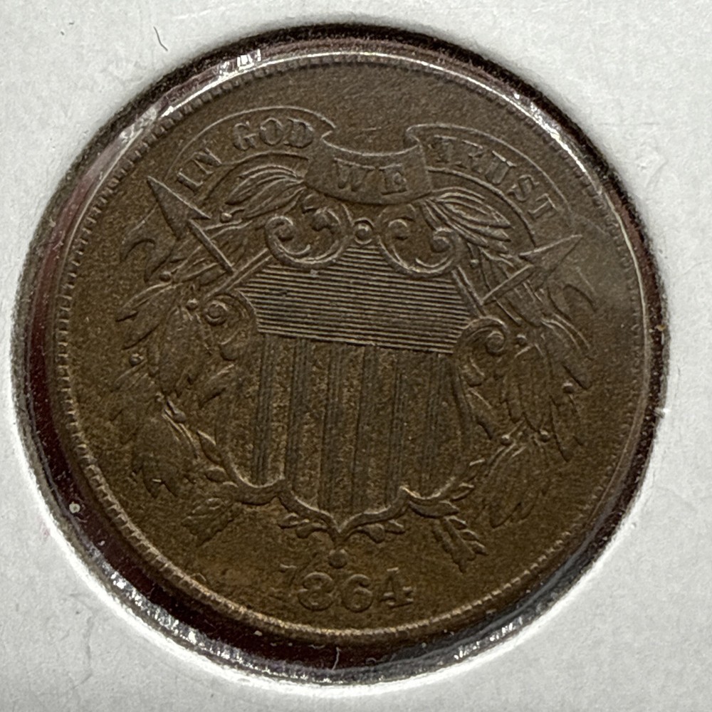1864 Two Cent Coin