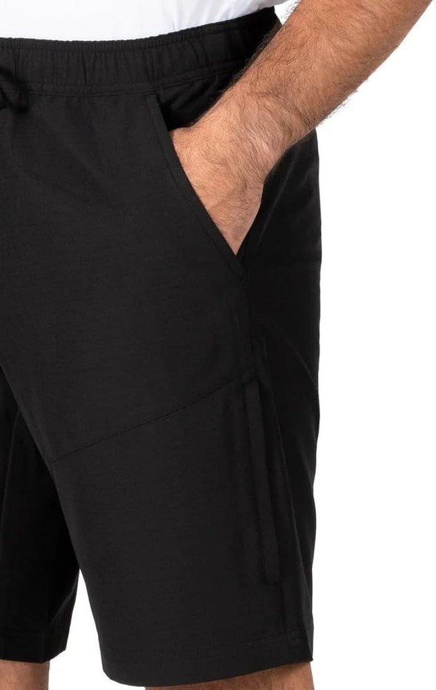 Gerry Men’s Pull-On Trail Shorts, Black, Size S