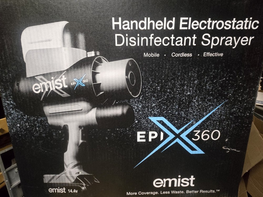 eMist Epix360 Electrostatic Sprayer & Case