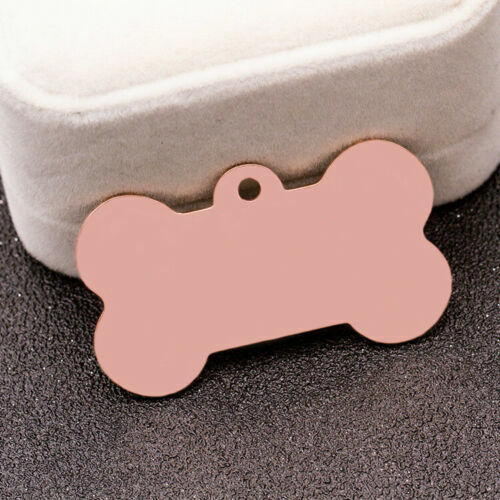 PET ID TAG CUSTOM ENGRAVED PERSONALIZED DOG CAT NAME TAGS DOUBLE SIDE