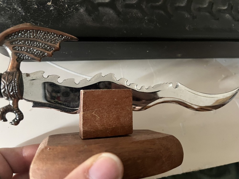 Dragon Dagger with wooden stand