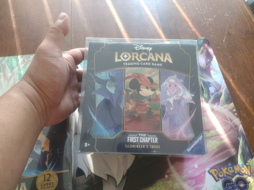 4pc DISNEY LORCANA TROVE Box Clear Plastic Protector Display Case