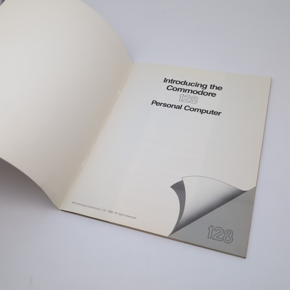 Vintage System Guide *Commodore 128 Introductory Guide* Booklet 1985 VG