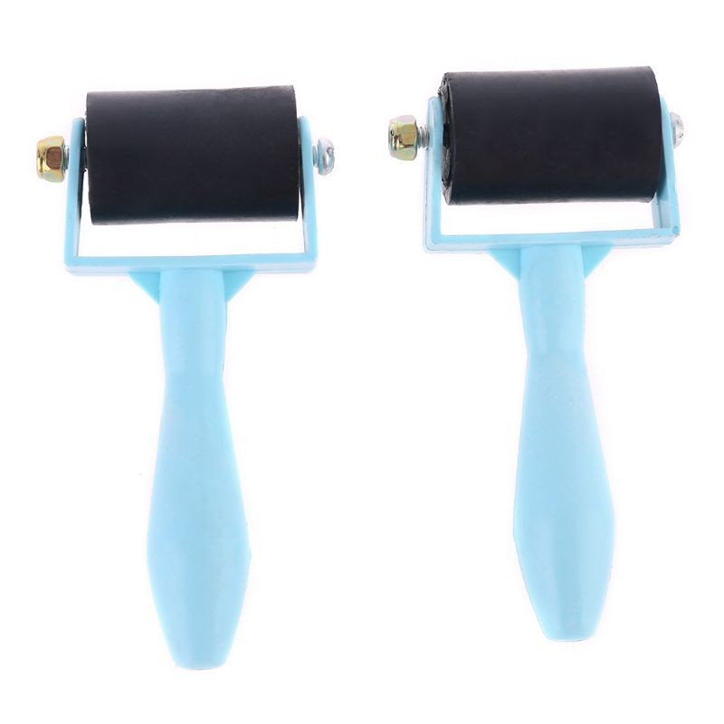 2Pcs Rubber glues roller Nonslip Tape Construction Tool for Wallpapers