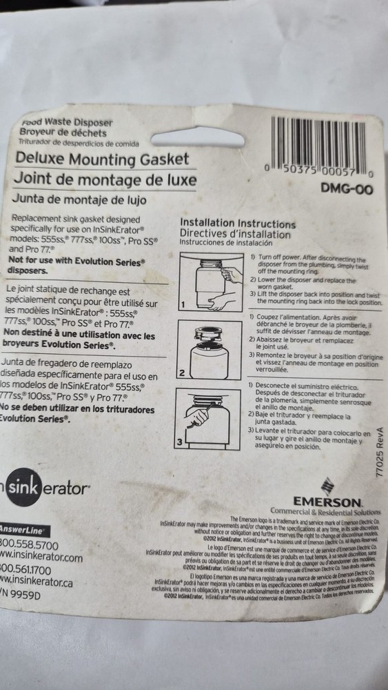 EMERSON DELUXE MOUNTING GASKET DMG-OO