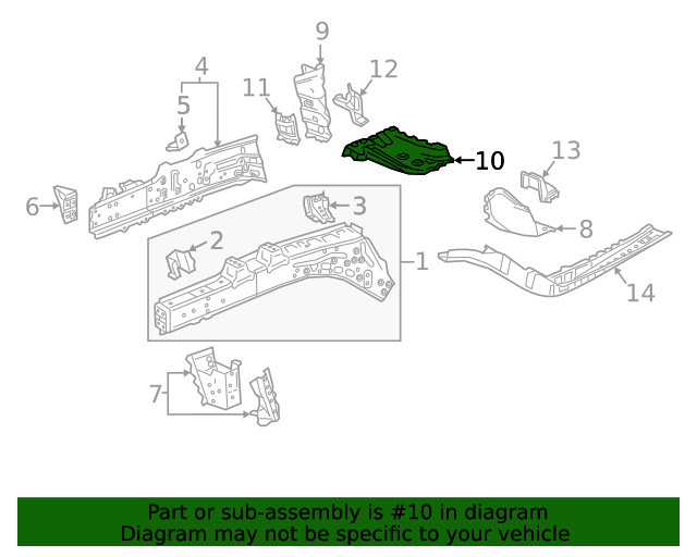 Genuine GM Rail Extension 23368760